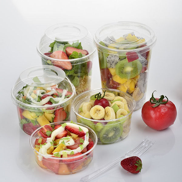 Choice Clear Plastic Round Deli Container Lid - 50/Pack