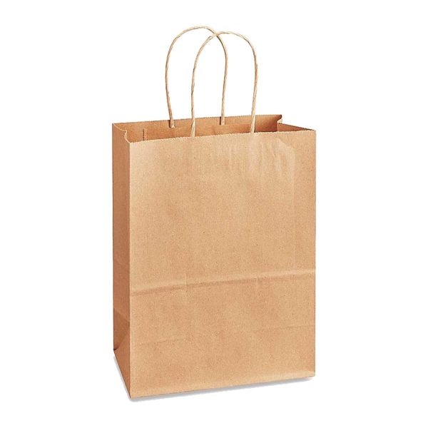 NatureBag® Coast Mountains - Takeout Kraft Paper Bag with Twisted Handle