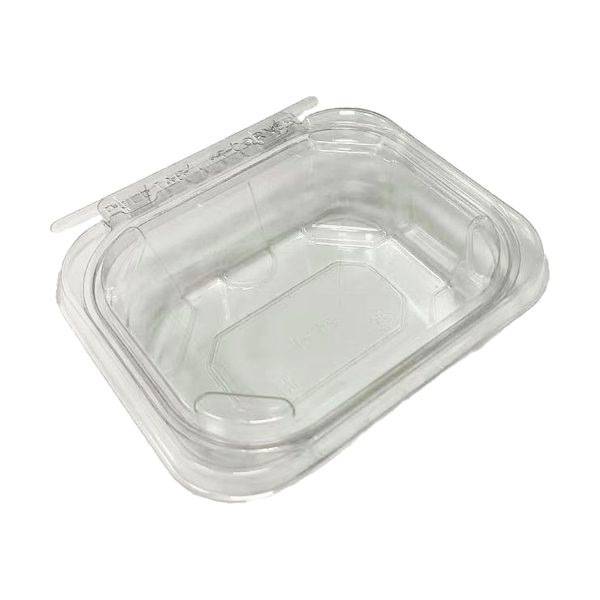 24oz PET Tamper Evident Clear Hinged Clamshell