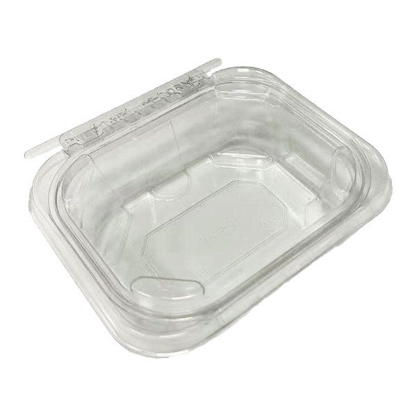 40oz PET Tamper Evident Clear Hinged Clamshell